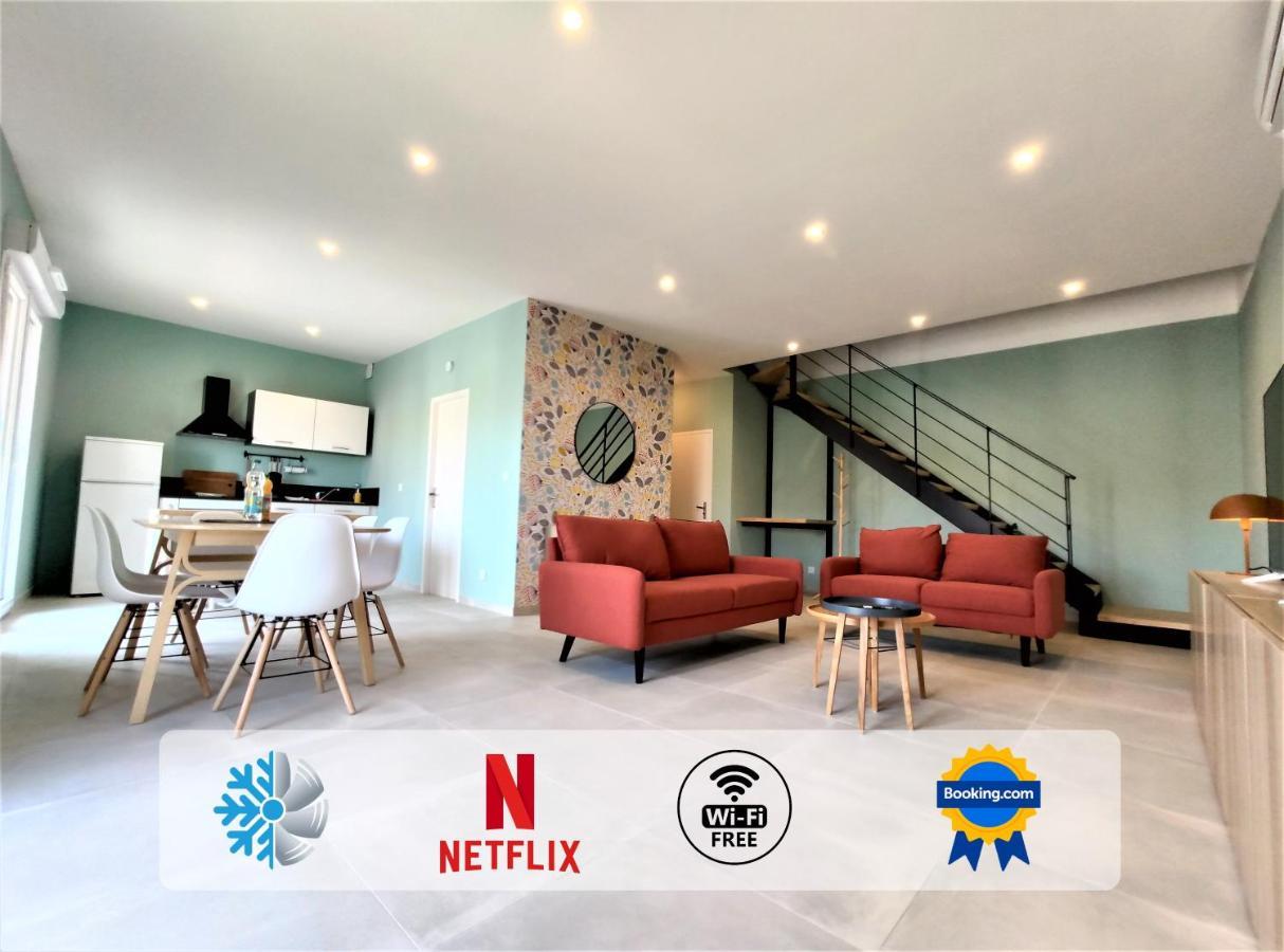 Colormix 3 Etoiles - 95M2 Plein Centre - Ensoleille Climatise Apartment Meze Exterior photo